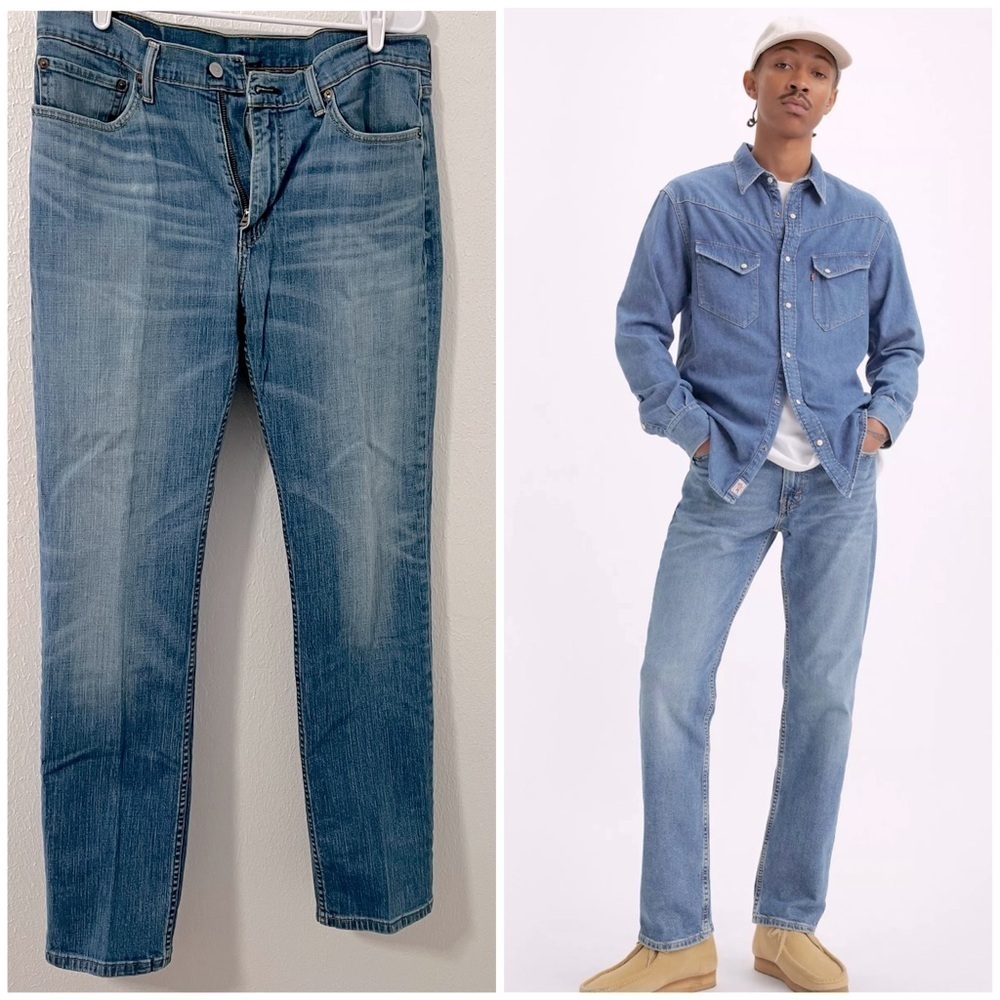 Levi's Men's 514 Medium Wash Jeans Size W36 X L34 Casual, Everyday, Office EUC
